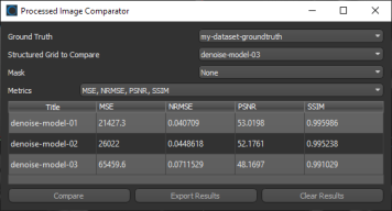 Processed Image Comparator